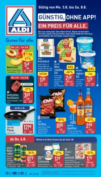 Vorschau auf den Aldi Nord-Prospekt für nächste Woche ab dem 03.08.2026