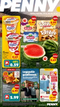 Vorschau auf den PENNY-Prospekt für nächste Woche ab dem 22.06.2026