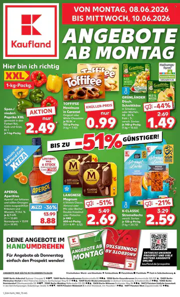 Kaufland Prospekt ab 11.06.2026 - Seite 1