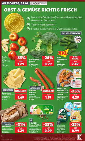 Kaufland Prospekt Wochenstart - Seite 1