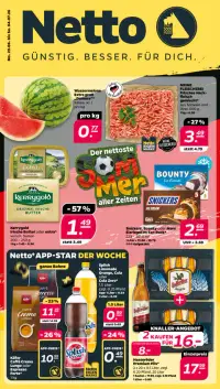 Vorschau auf den NETTO-Prospekt für nächste Woche ab dem 29.06.2026