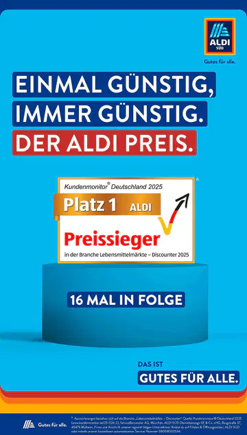 Aldi Süd Prospekt ab 15.06.2026 - Seite 1