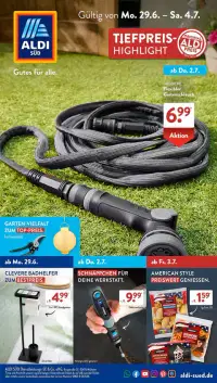 Vorschau auf den Aldi Süd-Prospekt für nächste Woche ab dem 29.06.2026