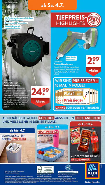 Aldi Süd Prospekt Angebote - Seite 1