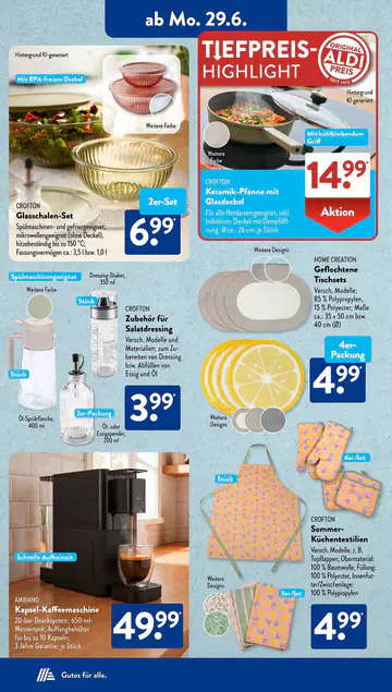 Aldi Süd Prospekt Angebote - Seite 1