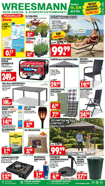 Wreesmann Prospekt ab 22.06.2026 - Seite 1
