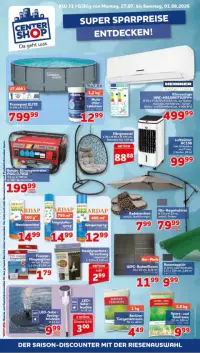 Vorschau auf den CENTERSHOP-Prospekt für nächste Woche ab dem 27.07.2026