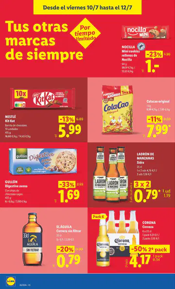 Lidl Folleto Semana 28 desde 6 de julio de 2026 - Página 1