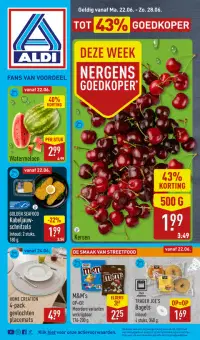 Voorvertoning van de ALDI-folder vanaf 22.06.2026 volgende week