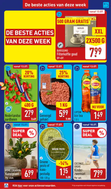 ALDI Folder week 29 vanaf 13-07-2026 - Pagina 1