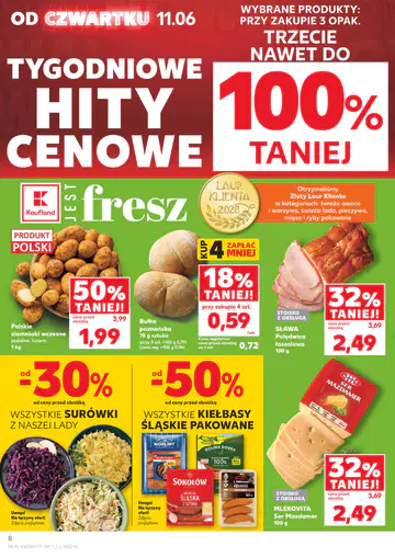 Kaufland Gazetka od 11.06.2026 (czwartek) - Strona 1