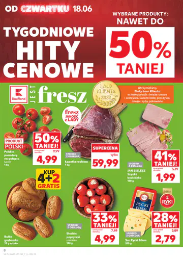 Kaufland Gazetka od 18.06.2026 - Strona 1