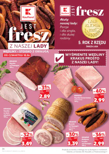 Kaufland Gazetka od 18.06.2026 - Strona 1
