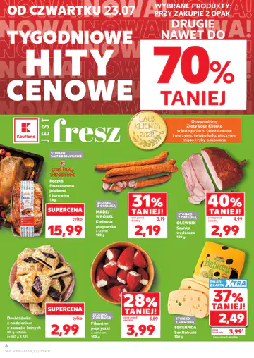 Kaufland Gazetka od 23.07.2026 (czwartek) - Strona 1