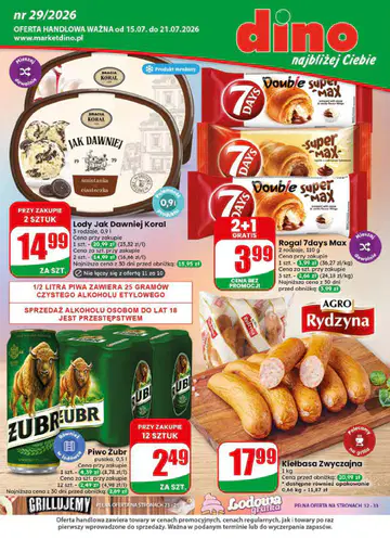 Gazetka Dino od 15.07.2026 - Strona 1