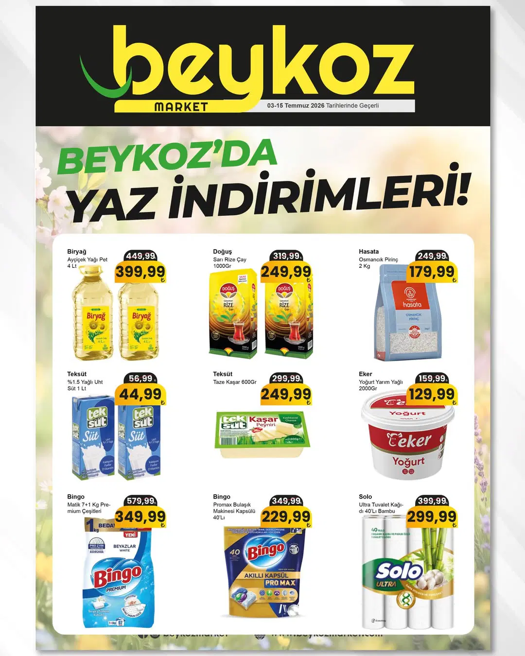 Beykoz Market 3 - 15 Temmuz 2026 Kataloğu - Sayfa 2