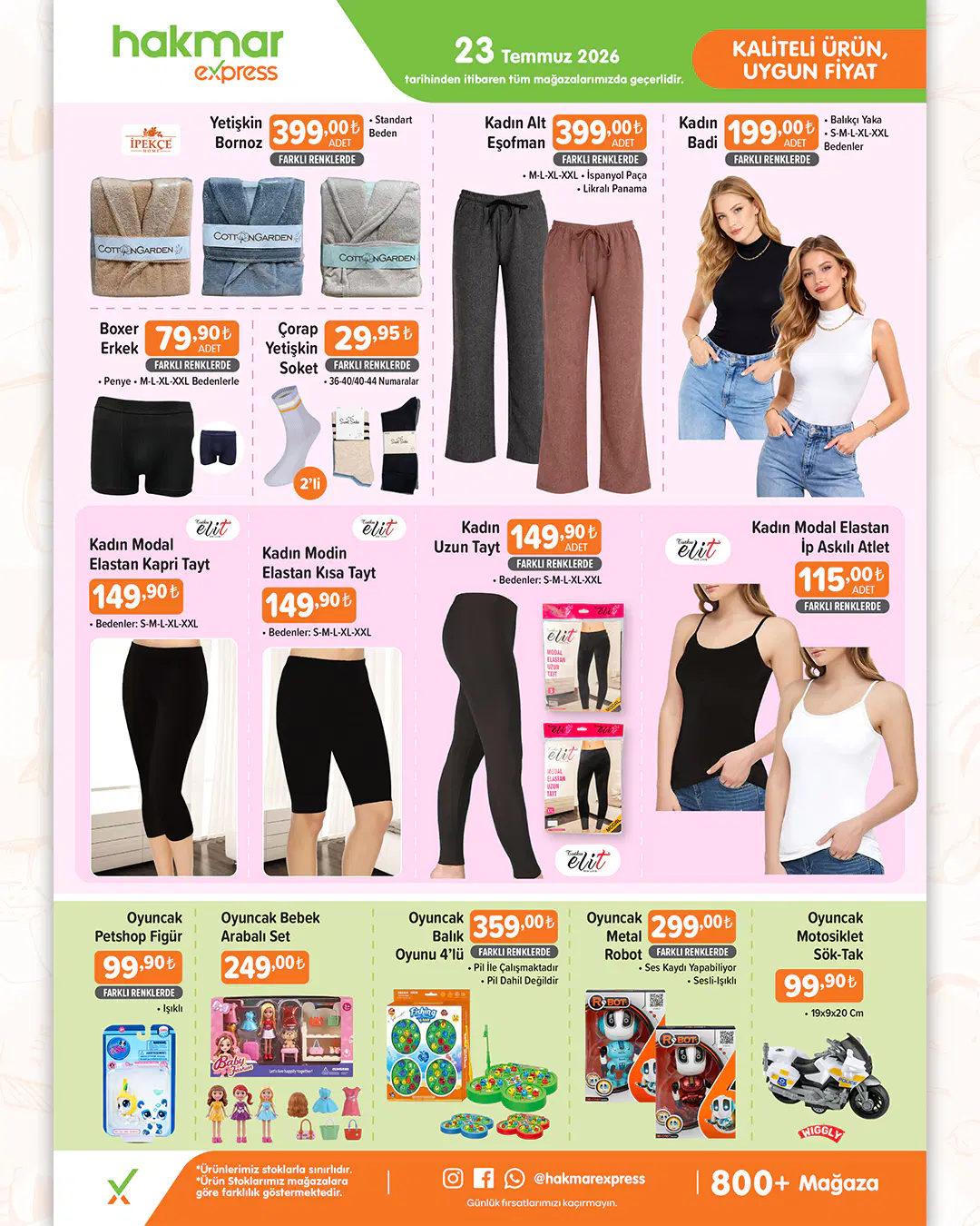 Hakmar Express 23 - 29 Temmuz 2026 Kataloğu - Sayfa 1