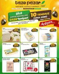 Taze Pazar broşürü gelecek hafta (10 Temmuz 2026'tan itibaren) önizlemesi