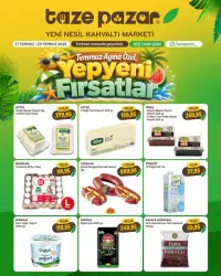 Taze Pazar broşürü bu hafta (17 Temmuz 2026–29 Temmuz 2026) önizlemesi