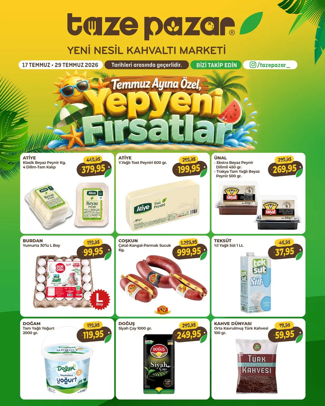 Taze Pazar 17 - 29 Temmuz 2026 Kataloğu - Sayfa 1