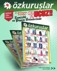 Özkuruşlar broşürü bu hafta (11 Temmuz 2026–20 Temmuz 2026) önizlemesi