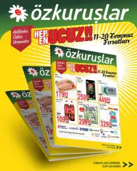 Özkuruşlar broşürü bu hafta (11 Temmuz 2026–20 Temmuz 2026) önizlemesi