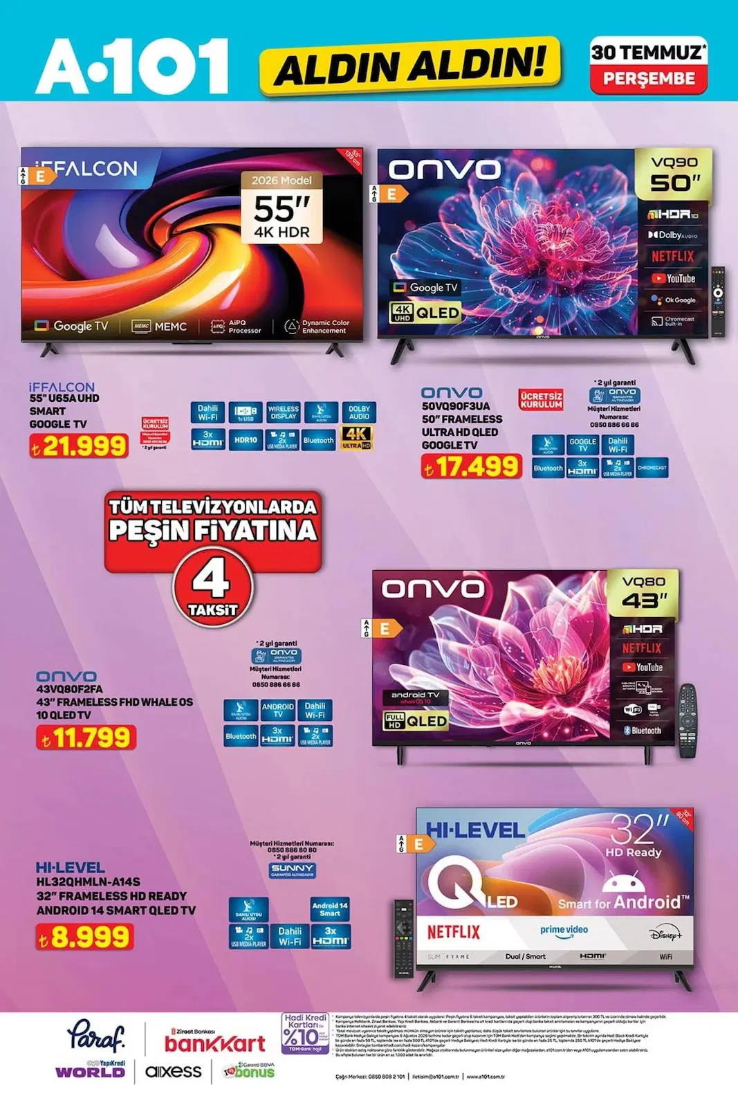 A101 30 Temmuz - 5 Ağustos 2026 Kataloğu - Sayfa 1