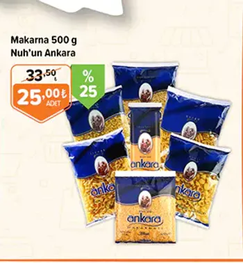 Makarna 500 g Nuh'un Ankara