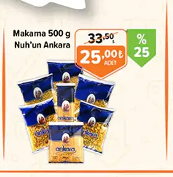 Makarna 500 g Nuh'un Ankara