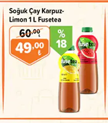 Soğuk Çay Karpuz-Limon 1 L Fusetea