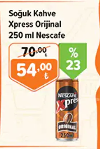 Soğuk Kahve Xpress Orijinal 250 ml Nescafe