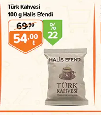 Türk Kahvesi 100 g Halis Efendi